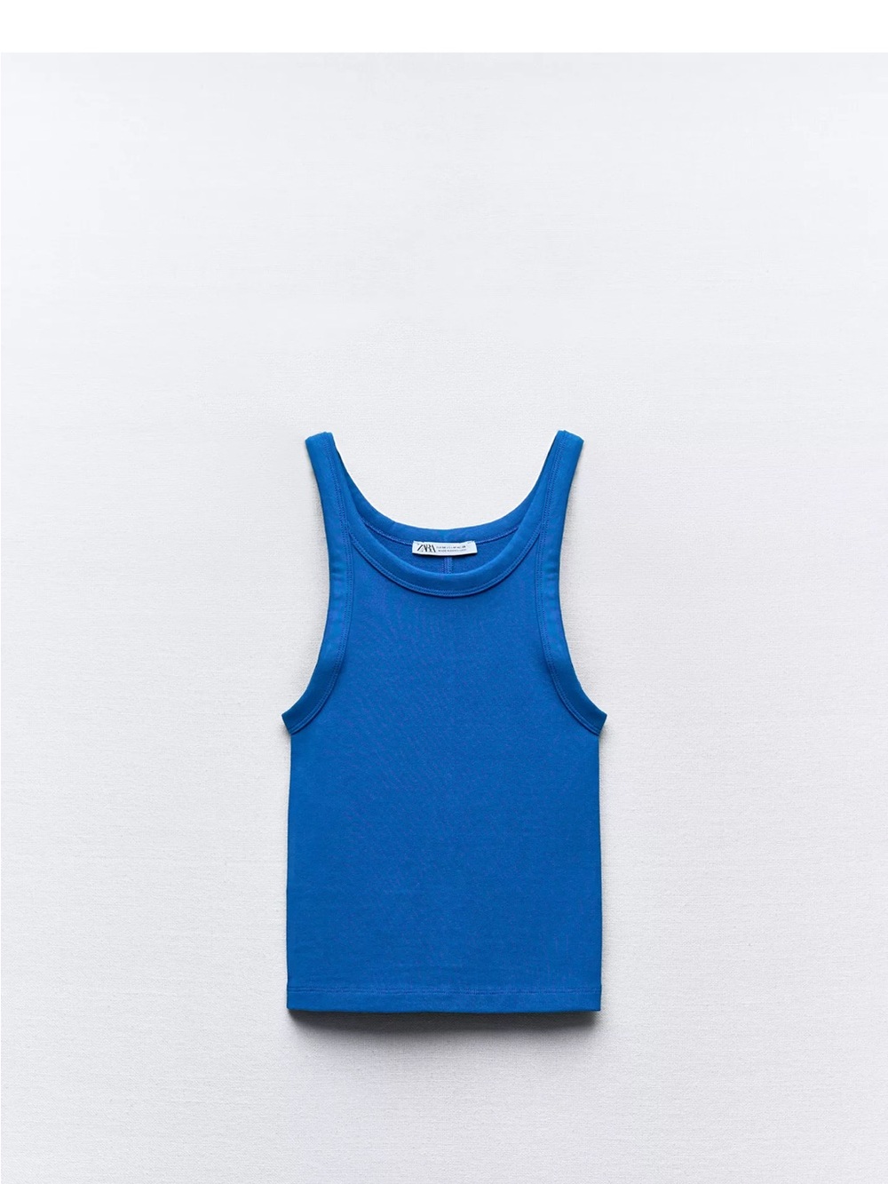 Zara Kids Royal Blue Ribbed Tank